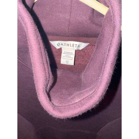 Women’s Athleta Cozy Karma Funnel Neck Dress, Spiced Cabernet Size XS - Picture 6 of 8